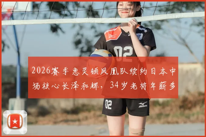 2026赛季惠灵顿凤凰队续约日本中场核心长泽和辉,34岁老将年薪多少?技术特点与球队战术解析